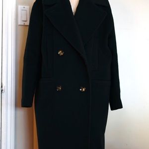 Badgley Mishka Double-Breasted Wool Coat